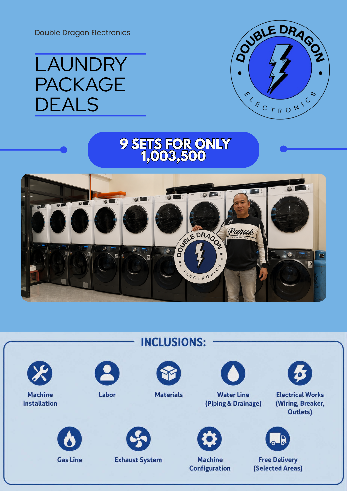 9 Sets Laundry Package
