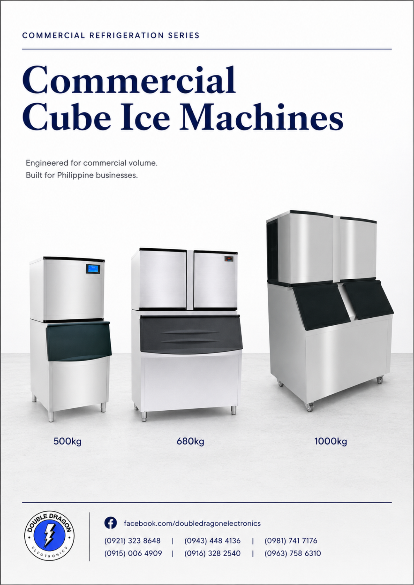 Commercial Cube Ice Machine 1000