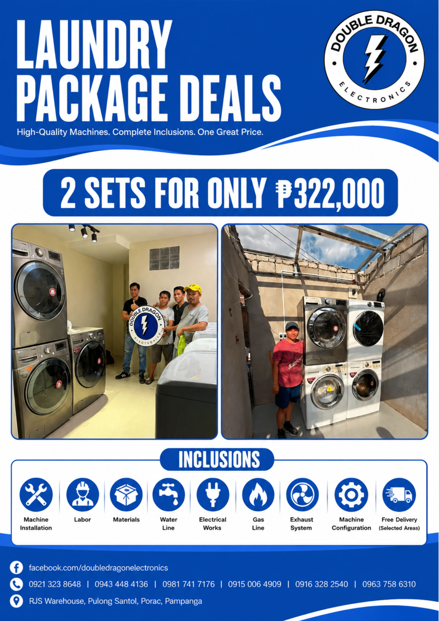 2 Sets Laundry Package