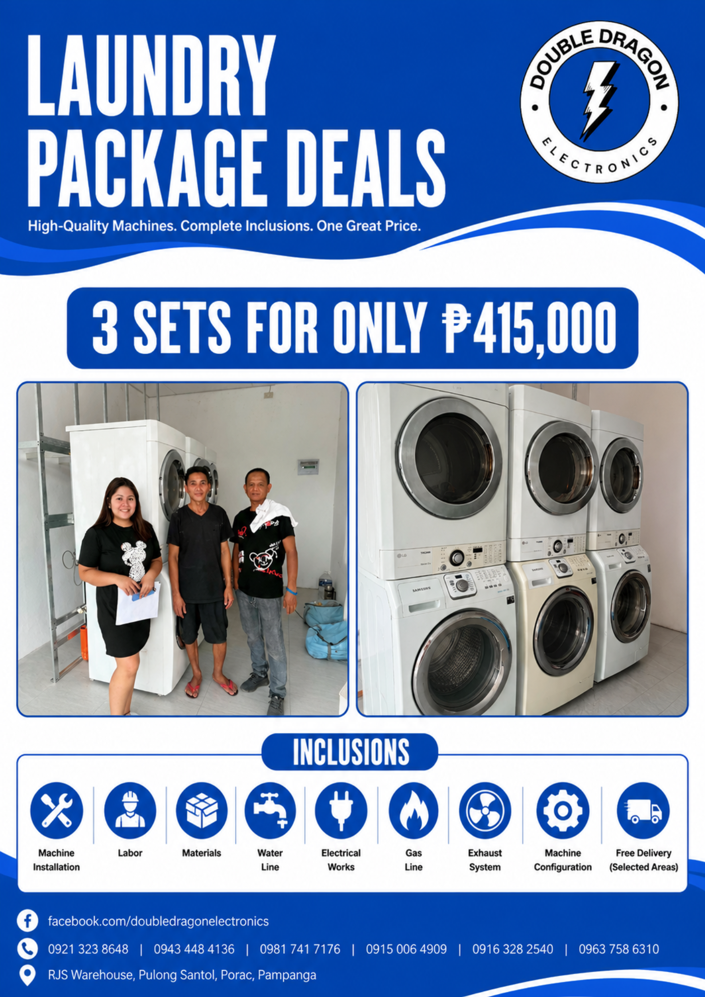 3 Sets Laundry Package