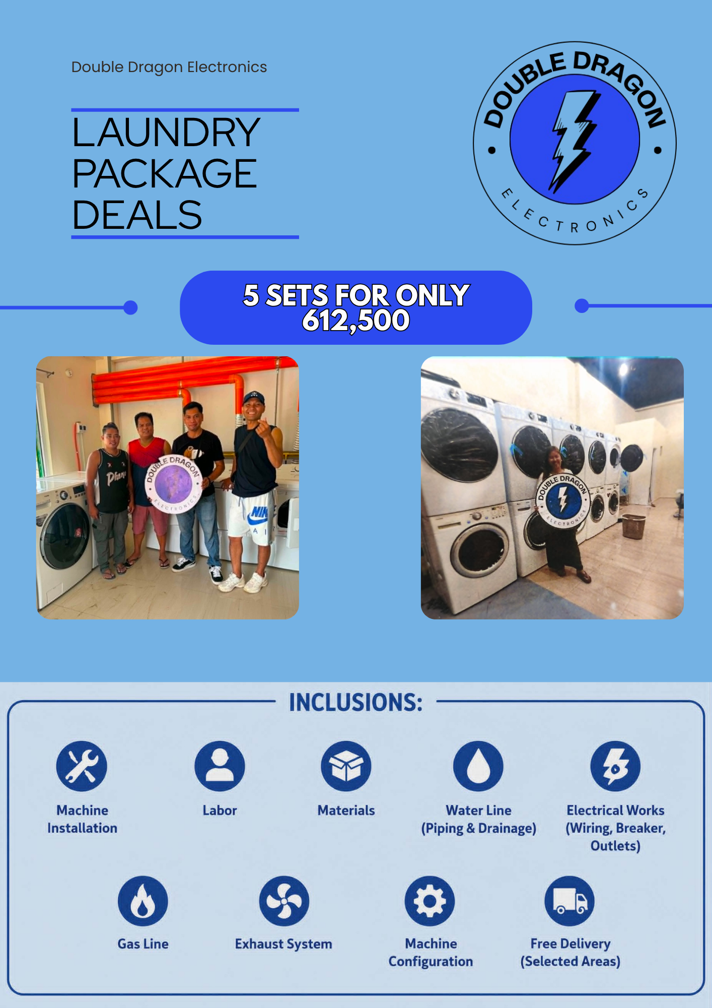 5 Sets Laundry Package
