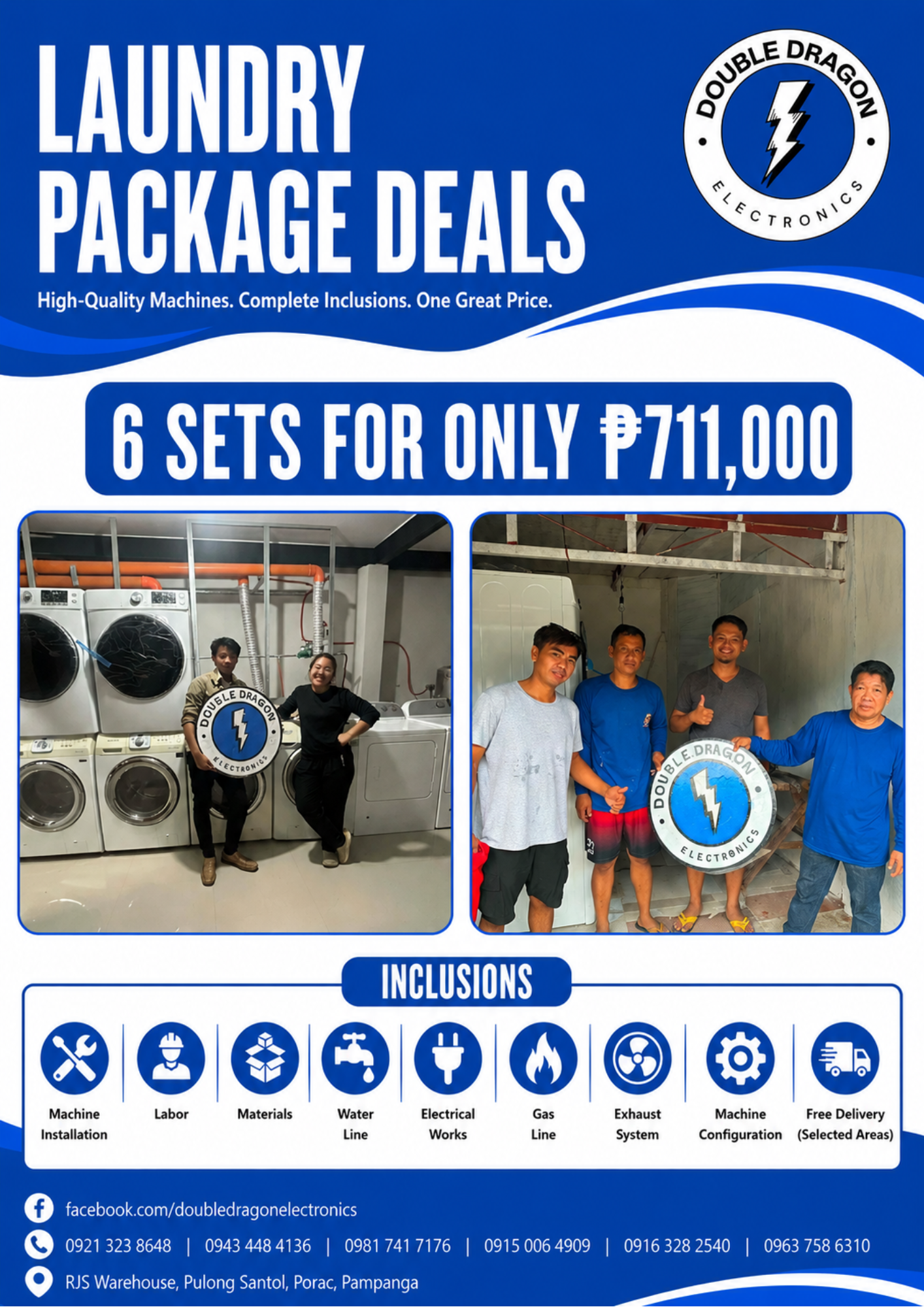 6 Sets Laundry Package
