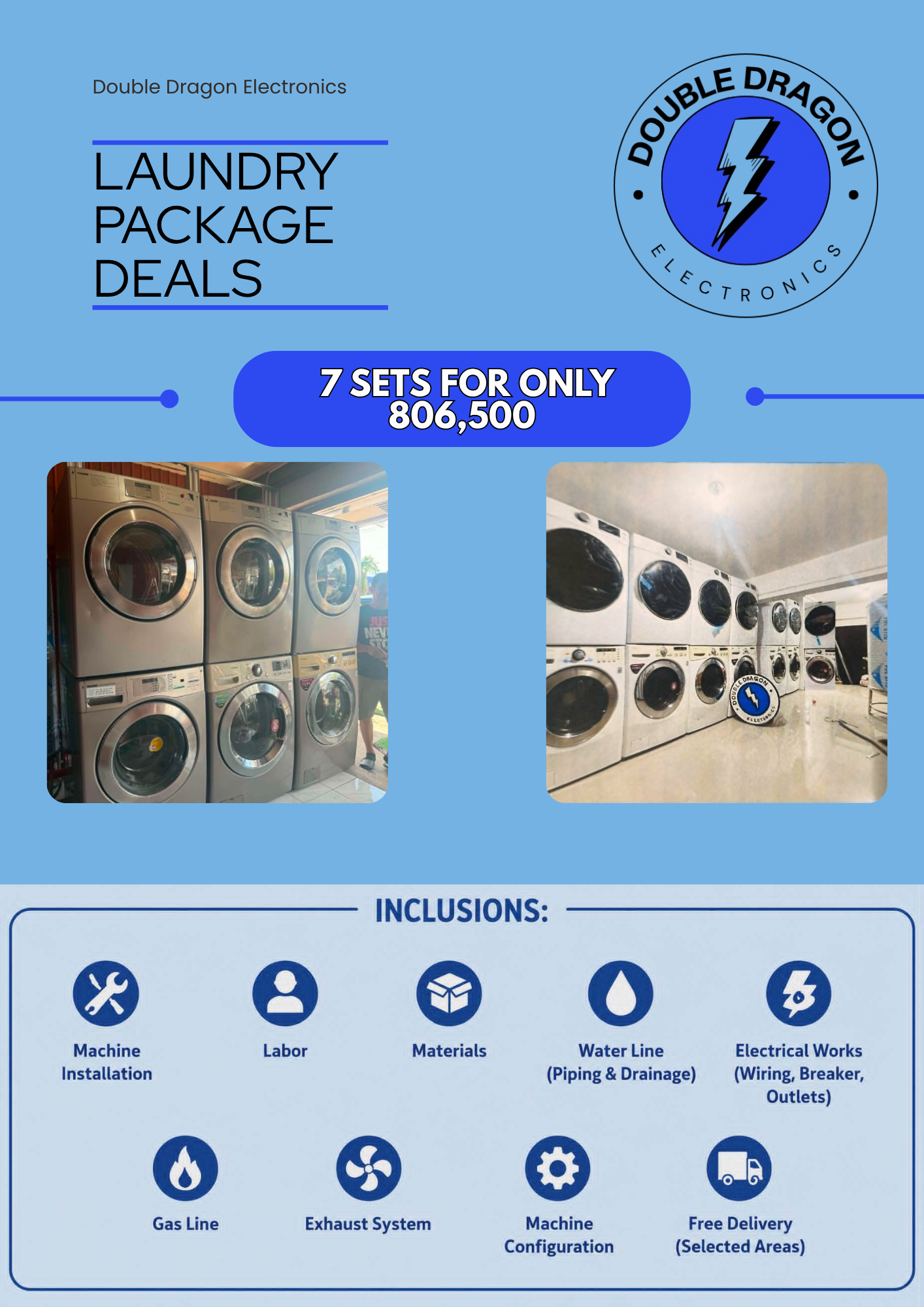 7 Sets Laundry Package