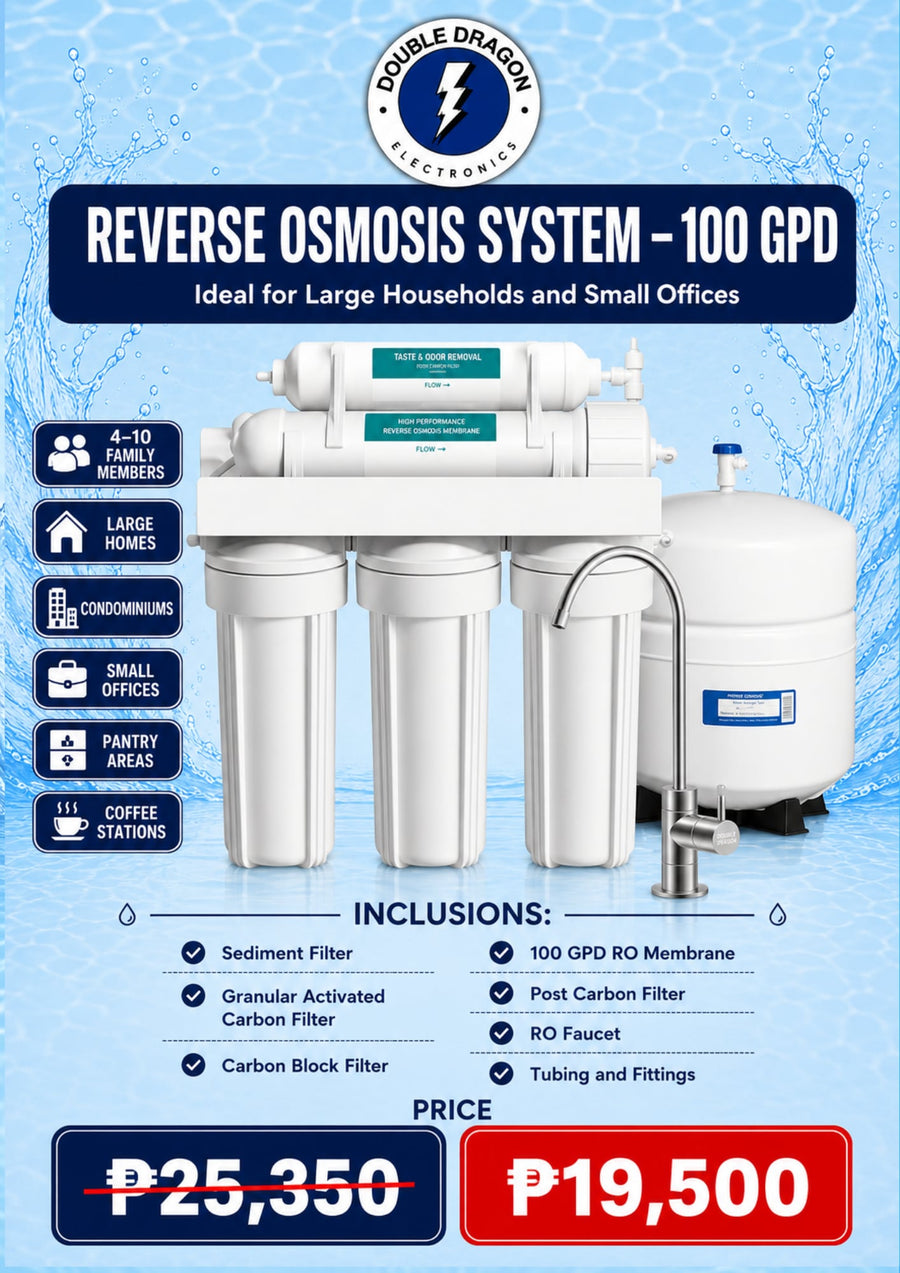 Reverse Osmosis System  - 100GPD