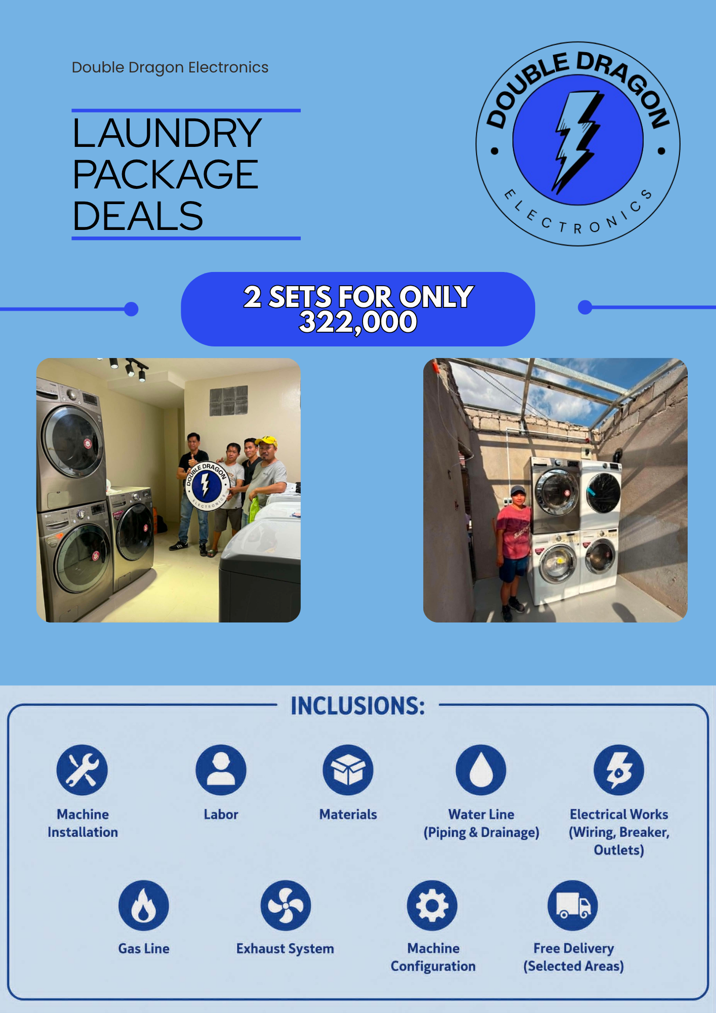 2 Sets Laundry Package