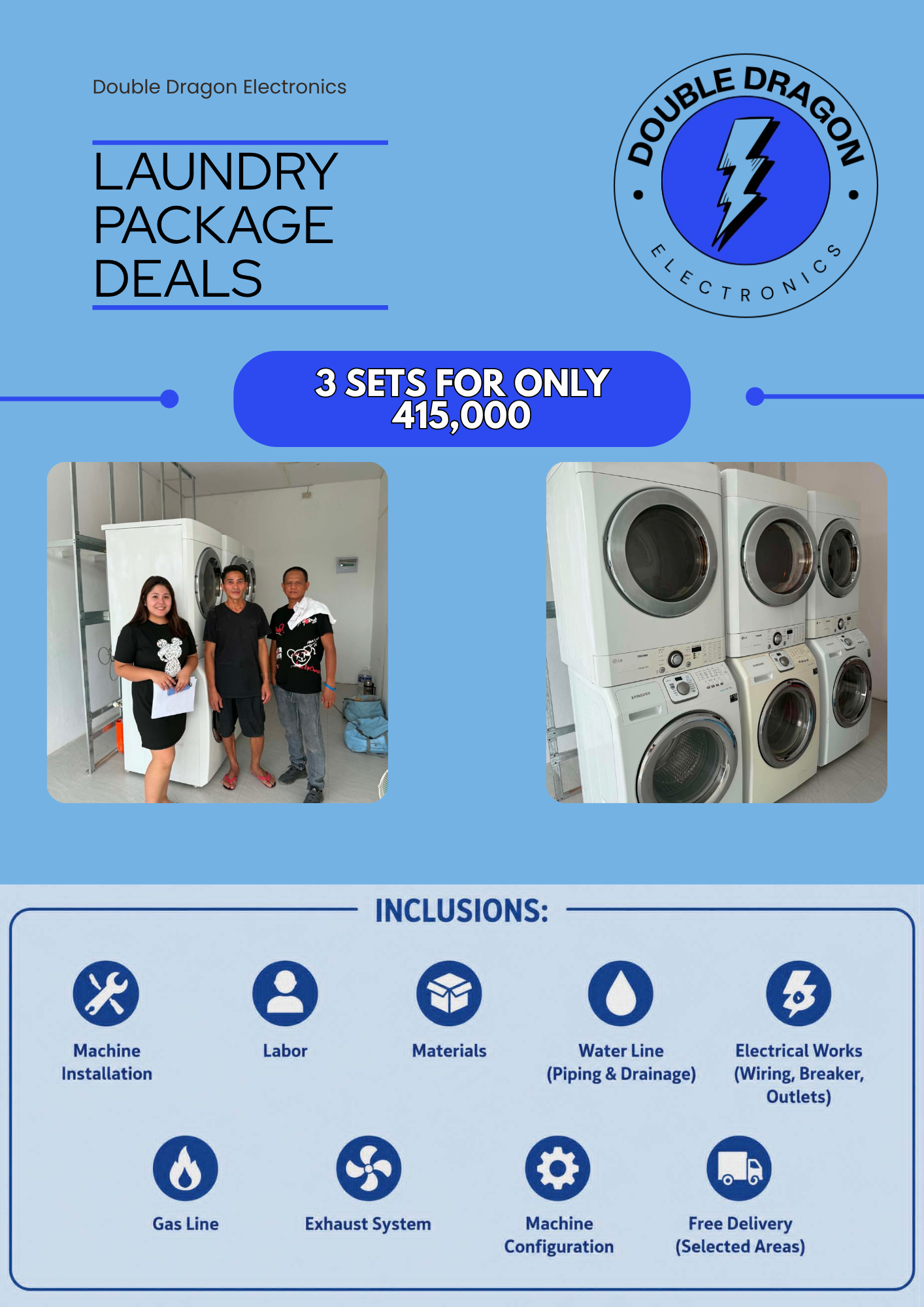 3 Sets Laundry Package