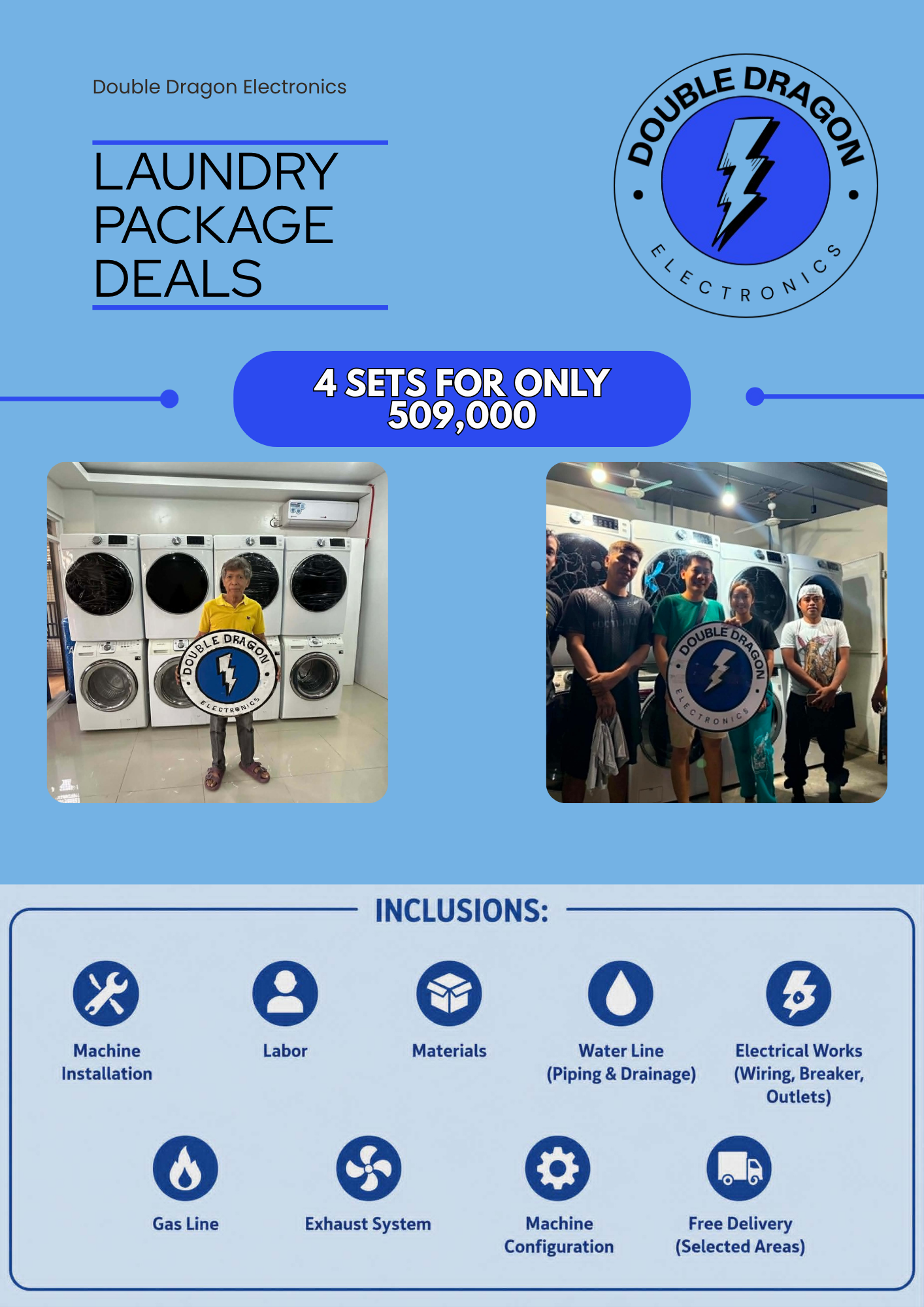 4 Sets Laundry Package