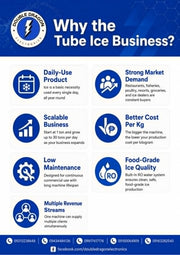 Tube Ice Machine 1Ton/24 Hours