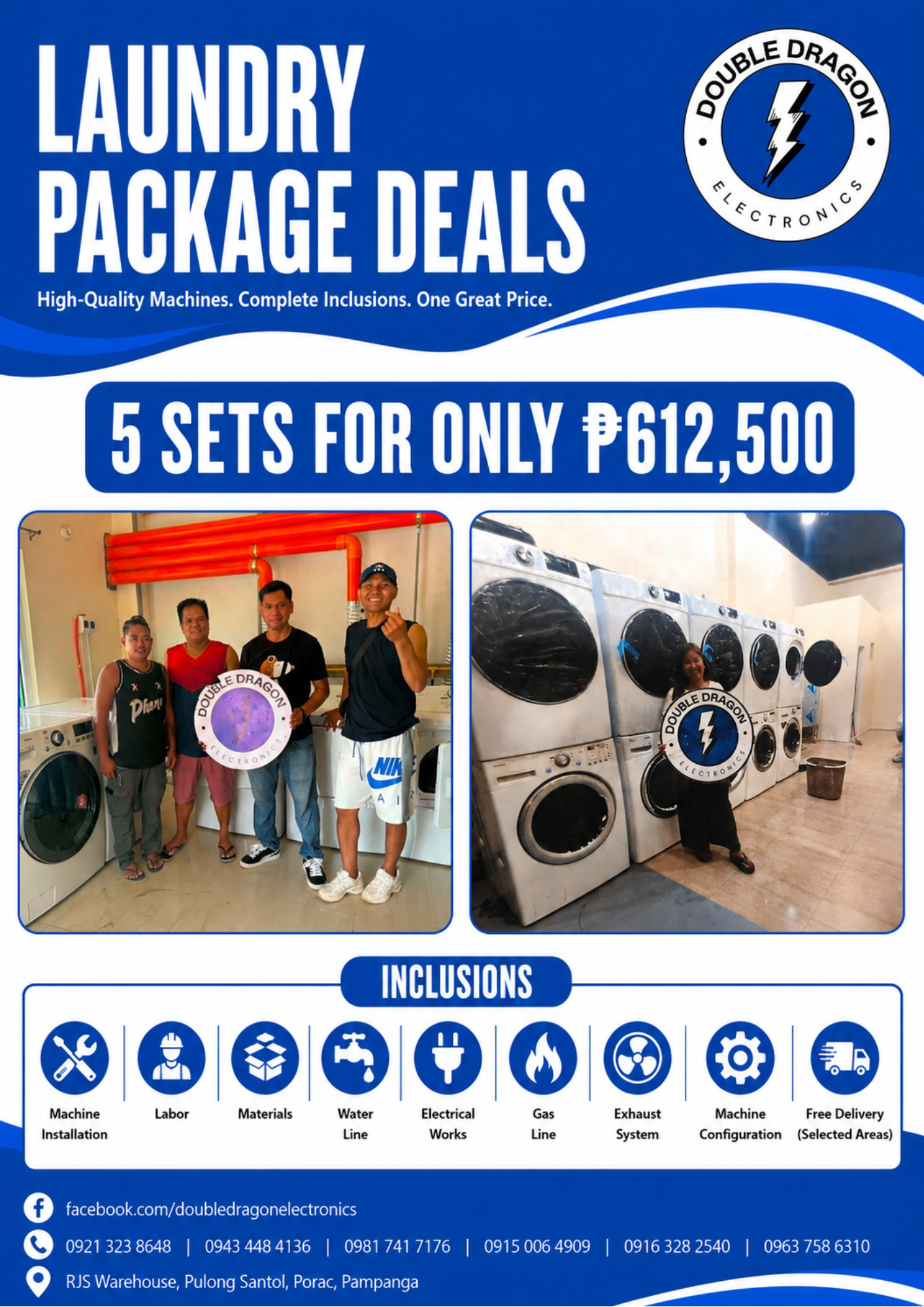 5 Sets Laundry Package