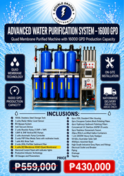 Advanced Water Purification System - 16000GPD