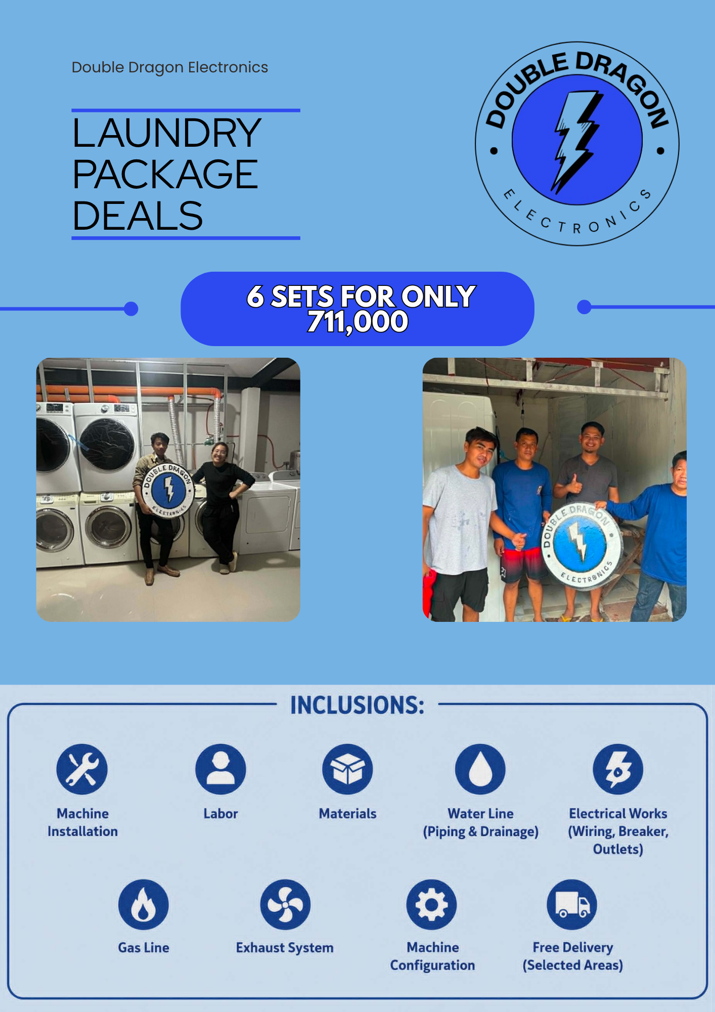 6 Sets Laundry Package