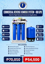 Commercial Reverse Osmosis System - 800GPD