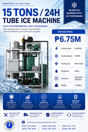 Tube Ice Machine 15Tons/24Hours