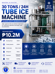 Tube Ice Machine 30Tons/24Hours